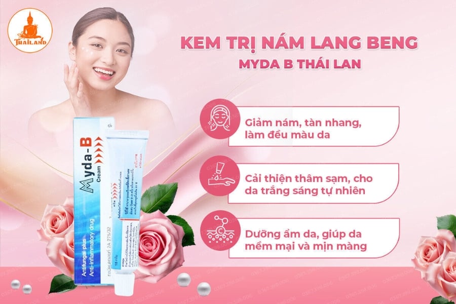 Công dụng của Myda B Cream Thái Lan 
