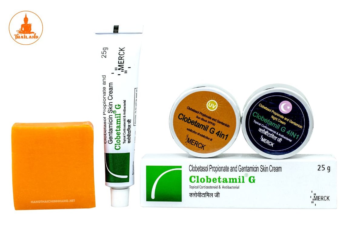 Thành phần bộ kem nám Clobetamil G 4in1 Thái Lan