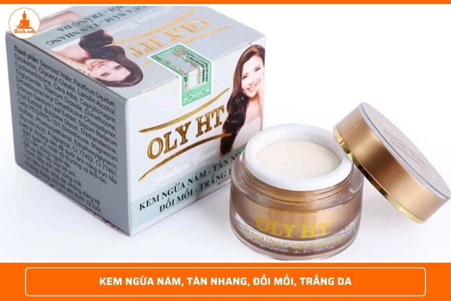Kem ngừa nám, tàn nhang, đồi mồi, trắng da