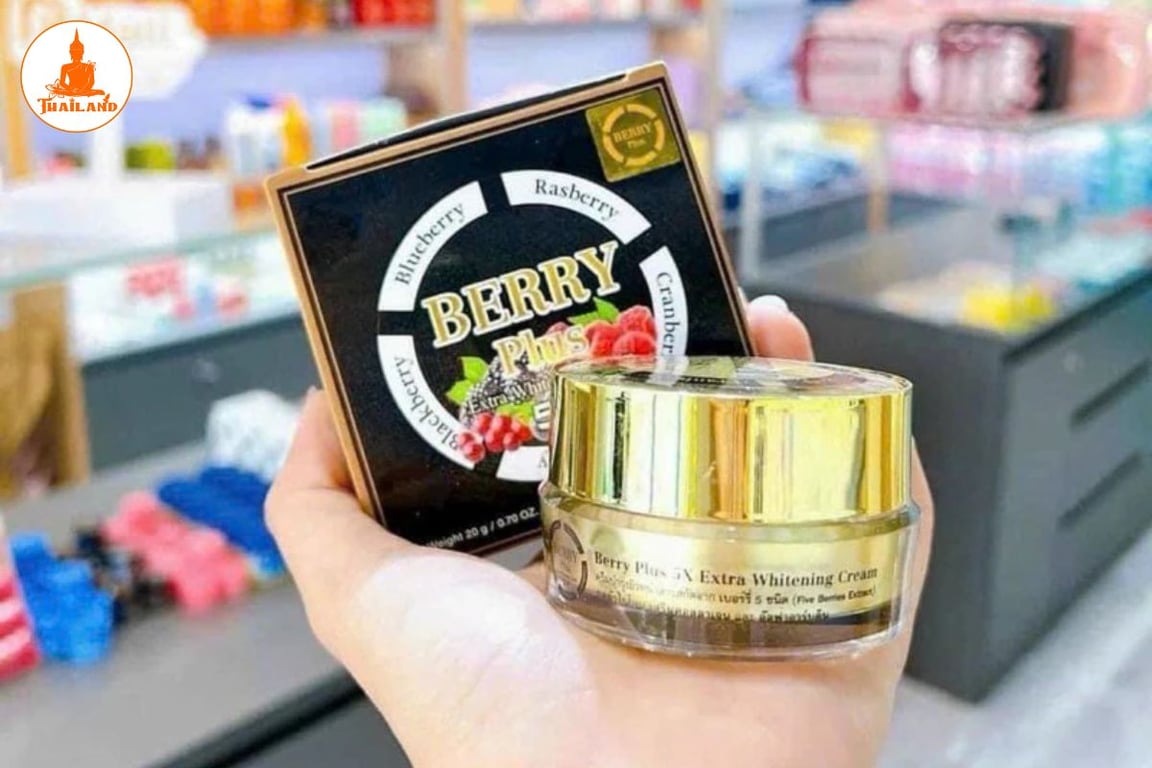 Kem trắng da, trị nám Berry Plus 5X