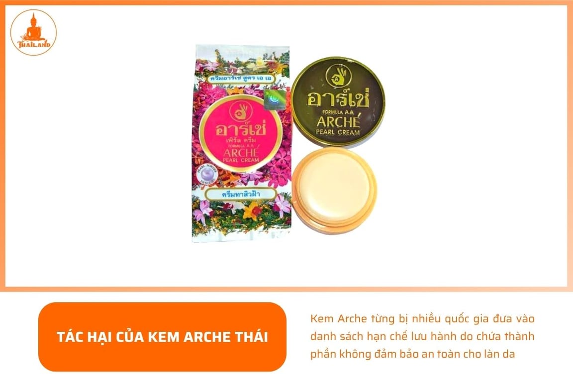 Kem Arche từng bị nhiều quốc gia đưa vào danh sách hạn chế lưu hành