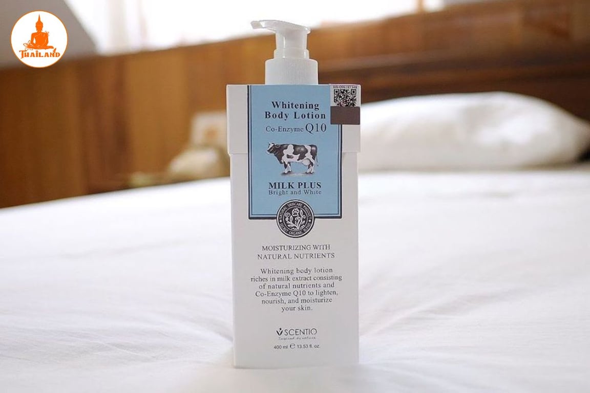 Kem body trắng da Scentio Milk Plus Whitening Q10