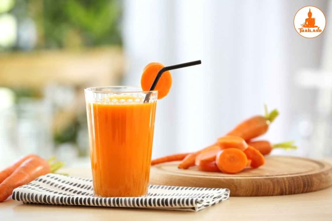 Nước ép cà rốt là thức uống giúp thanh lọc gan rất tốt