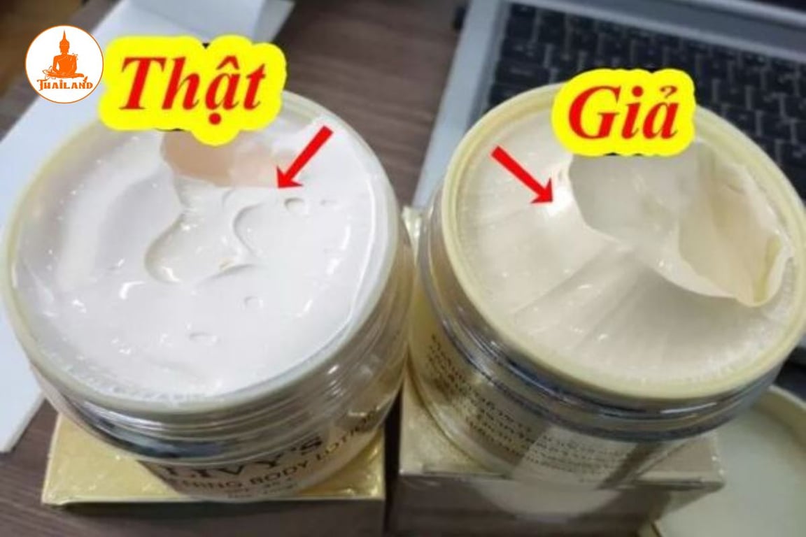 Kem body Livy's có chất kem trắng hơn