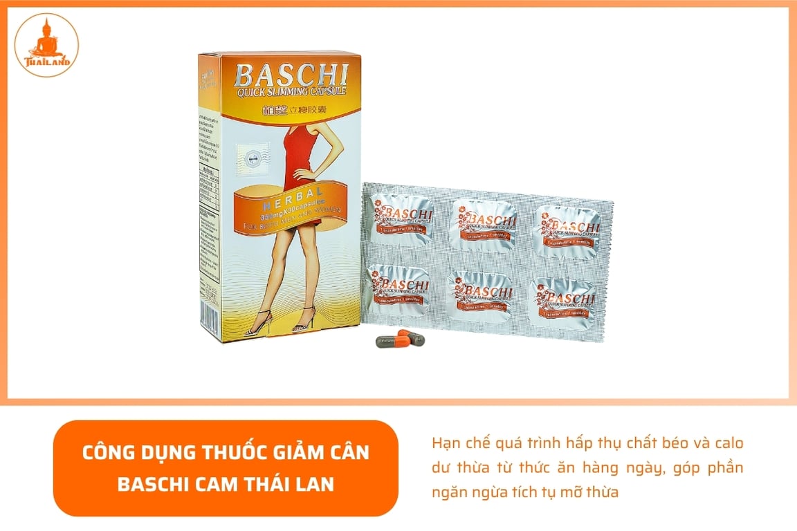 Baschi hạn chế quá trình hấp thụ chất béo và calo dư thừa từ thức ăn hàng ngày