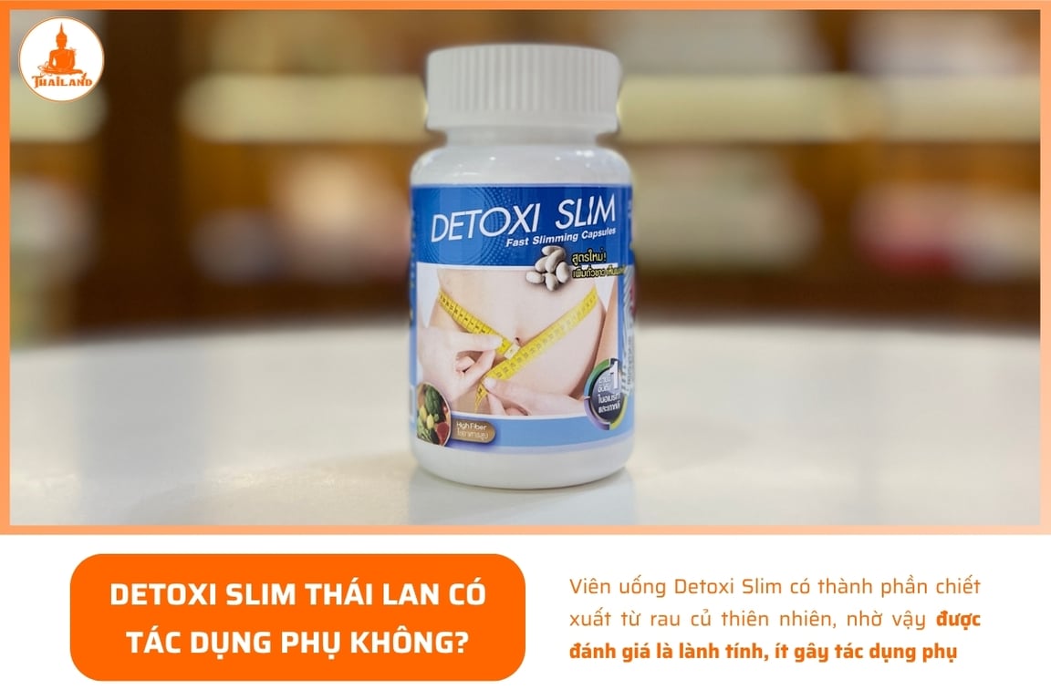 Detoxi Slim được tạo nên từ các thành phần chiết xuất từ rau củ thiên nhiên