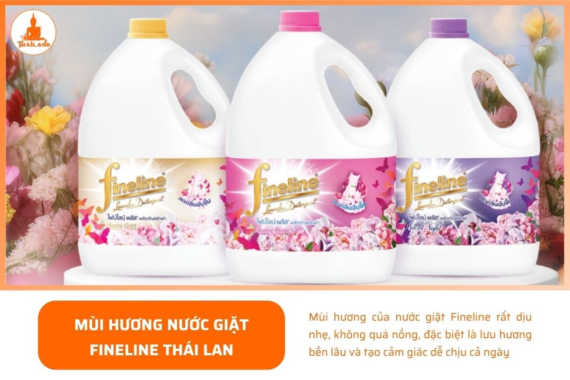 Hầu hết người dùng đều đánh giá các mùi hương của nước giặt Fineline rất dịu nhẹ, không quá nồng