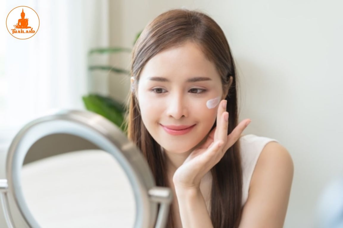 Trước khi sử dụng sản phẩm lên toàn mặt, hãy thoa một lượng nhỏ kem lên vùng da nhỏ