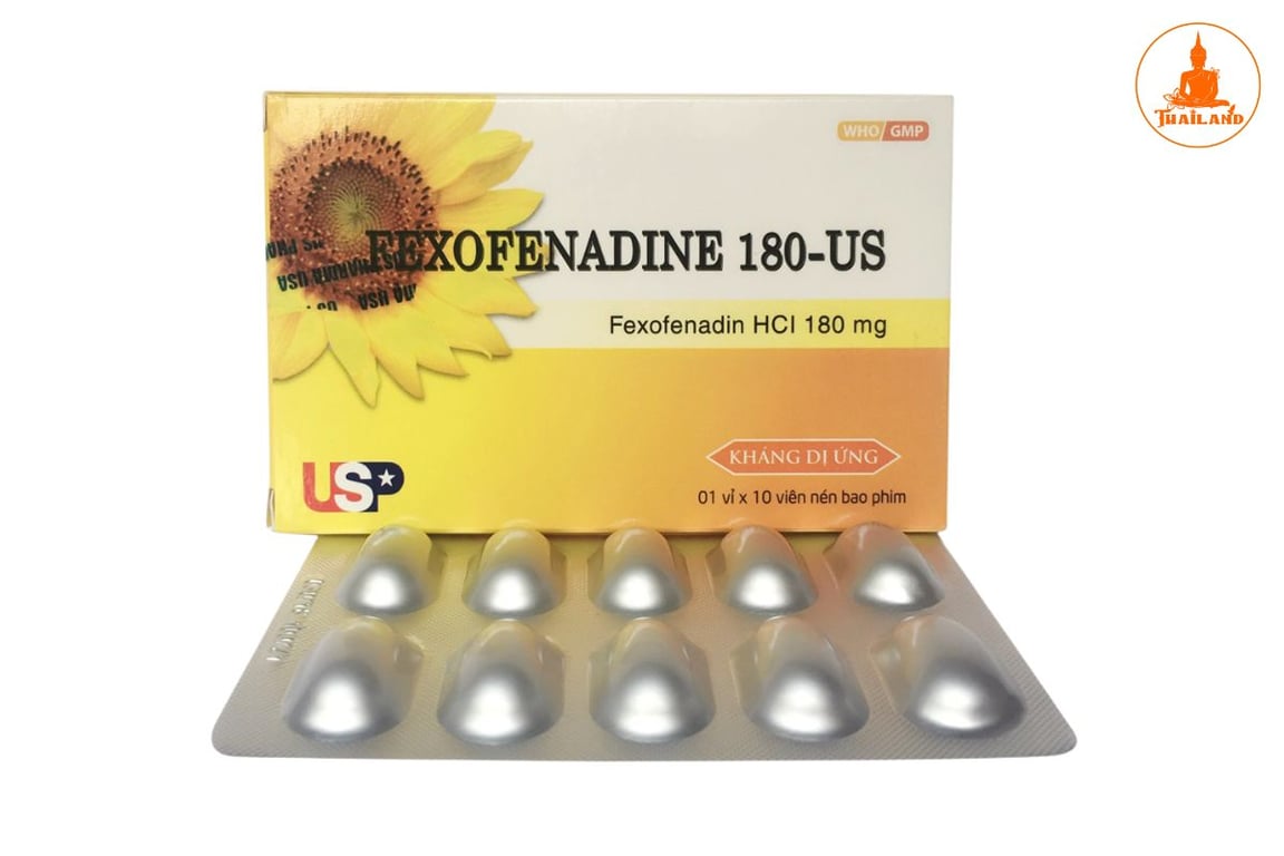 Fexofenadine là thuốc kháng histamin 