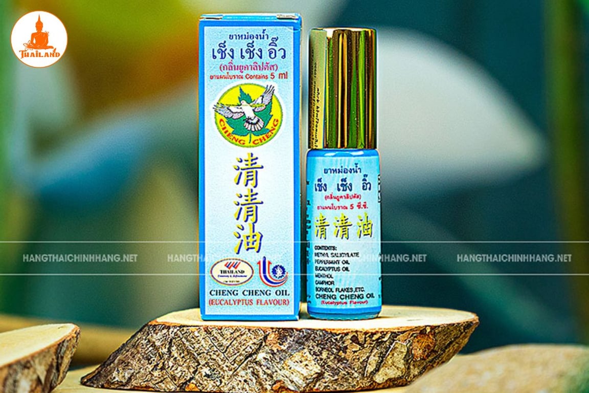 Thành phần của dầu gió lăn Cheng Cheng 