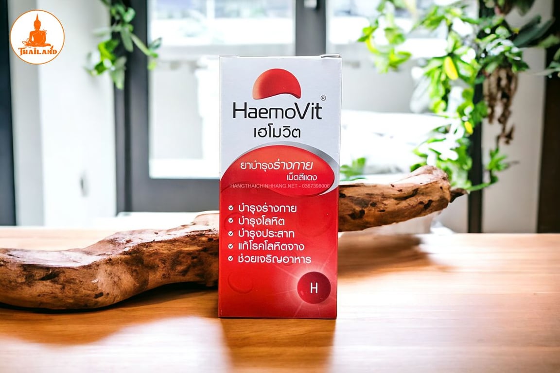 Viên sắt tăng cân bổ máu Haemovit Thái Lan