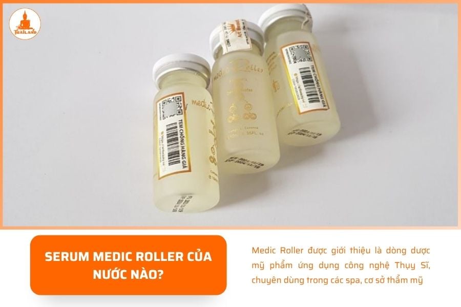 Medic Roller được giới thiệu là dòng dược mỹ phẩm ứng dụng công nghệ Thụy Sĩ