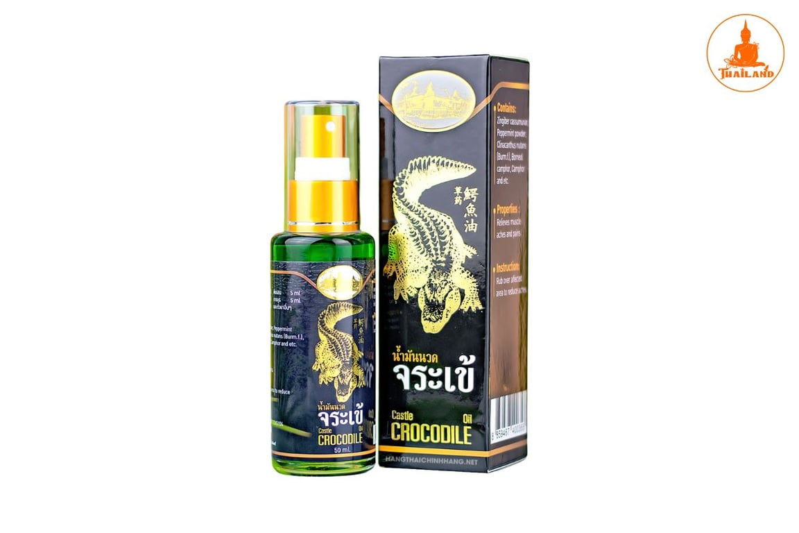 Dầu xịt cá sấu Castle Crocodile Oil 