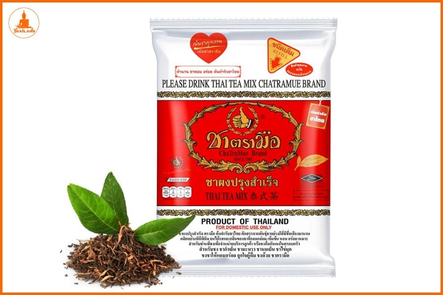 Trà Thái đỏ ChaTraMue được chế biến từ những búp trà tươi tuyển chọn kỹ lưỡng