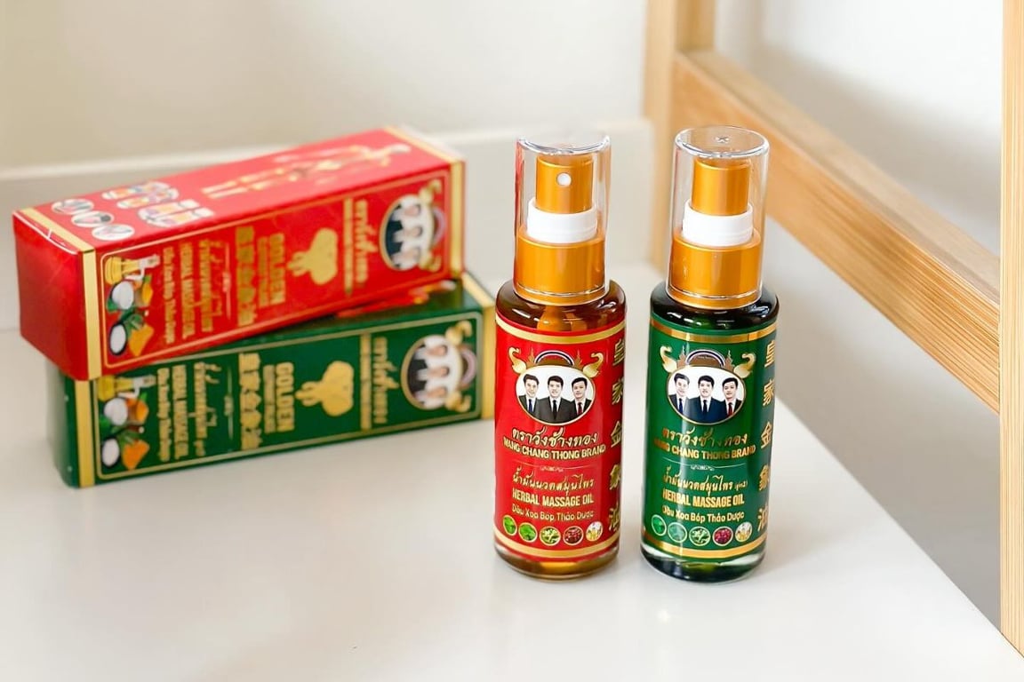 Dầu nóng xoa bóp Golden Elephant Palace mang lại nhiều công dụng trong chăm sóc sức khỏe cơ – xương – khớp