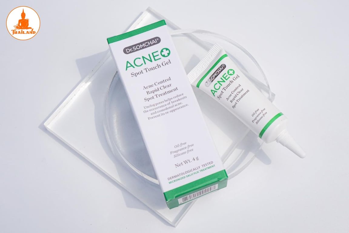 Dr. Somchai Acne Spot Touch Gel là sản phẩm đặc trị mụn bọc và mụn mủ