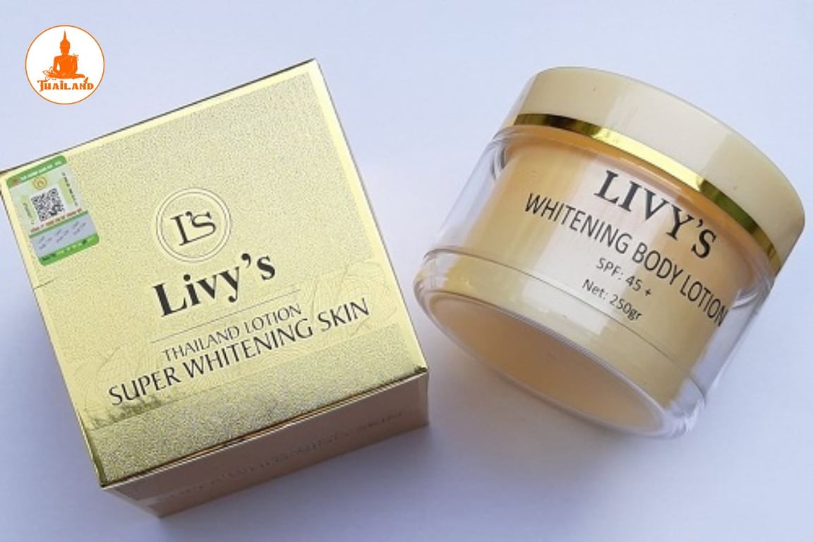 Livy’s Whitening Body Lotion là sản phẩm chăm sóc da nổi bật của thương hiệu Livy’s