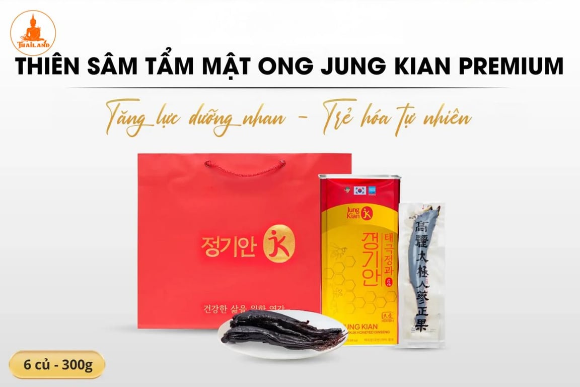 Thiên Sâm Tẩm Mật Ong Jung Kian