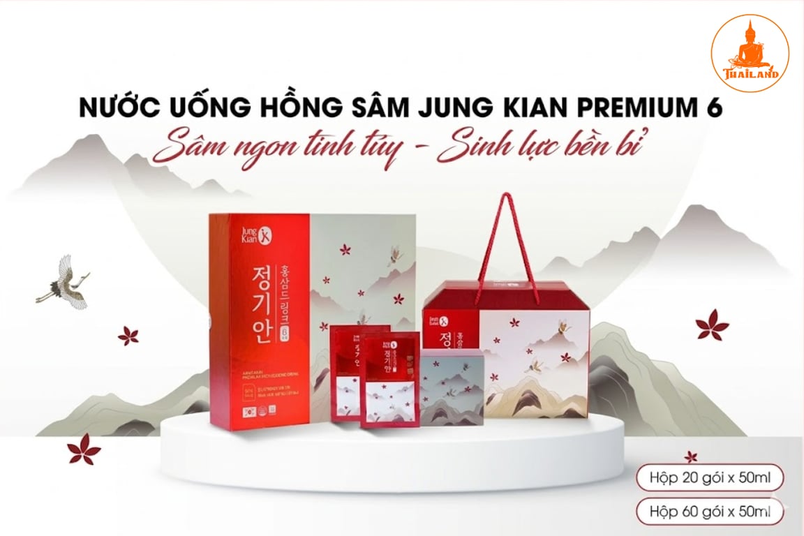 Công dụng Nước Uống Hồng Sâm Jung Kian Premium 6