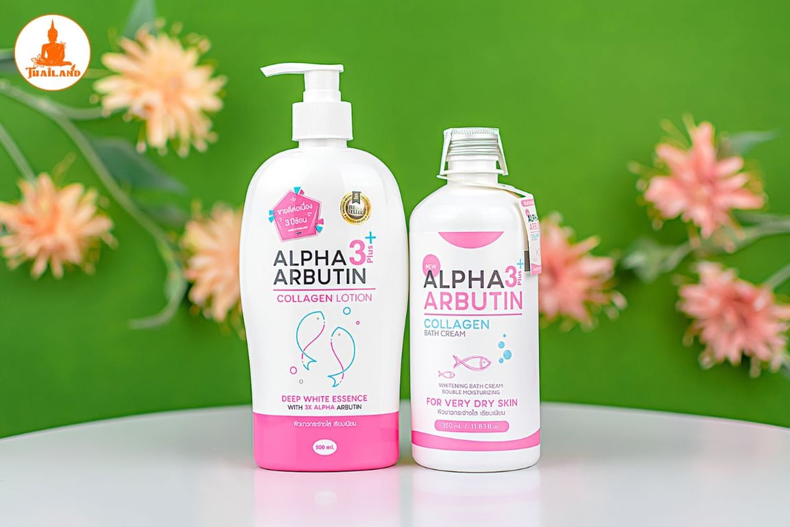 Sữa dưỡng thể trắng da Alpha Arbutin Collagen 3 Plus