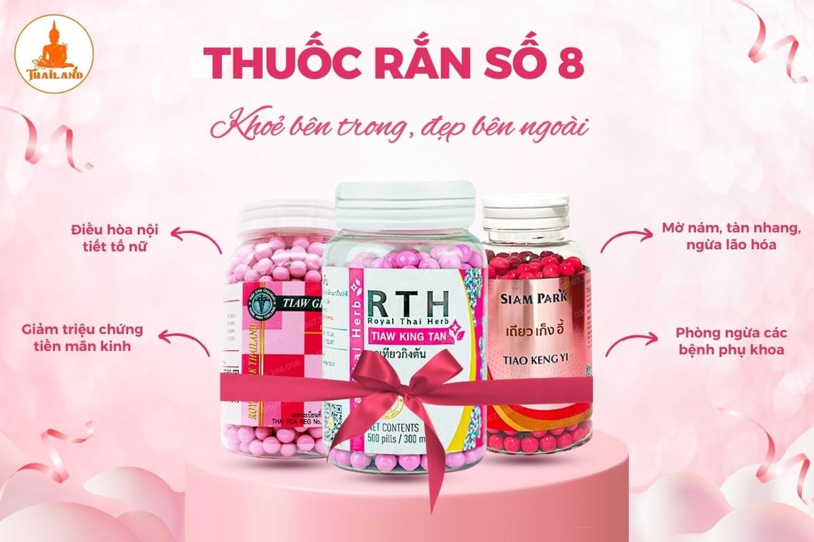  thuốc rắn Thái Lan số 8 mang đến những lợi ích nổi bật trong việc cân bằng nội tiết tố