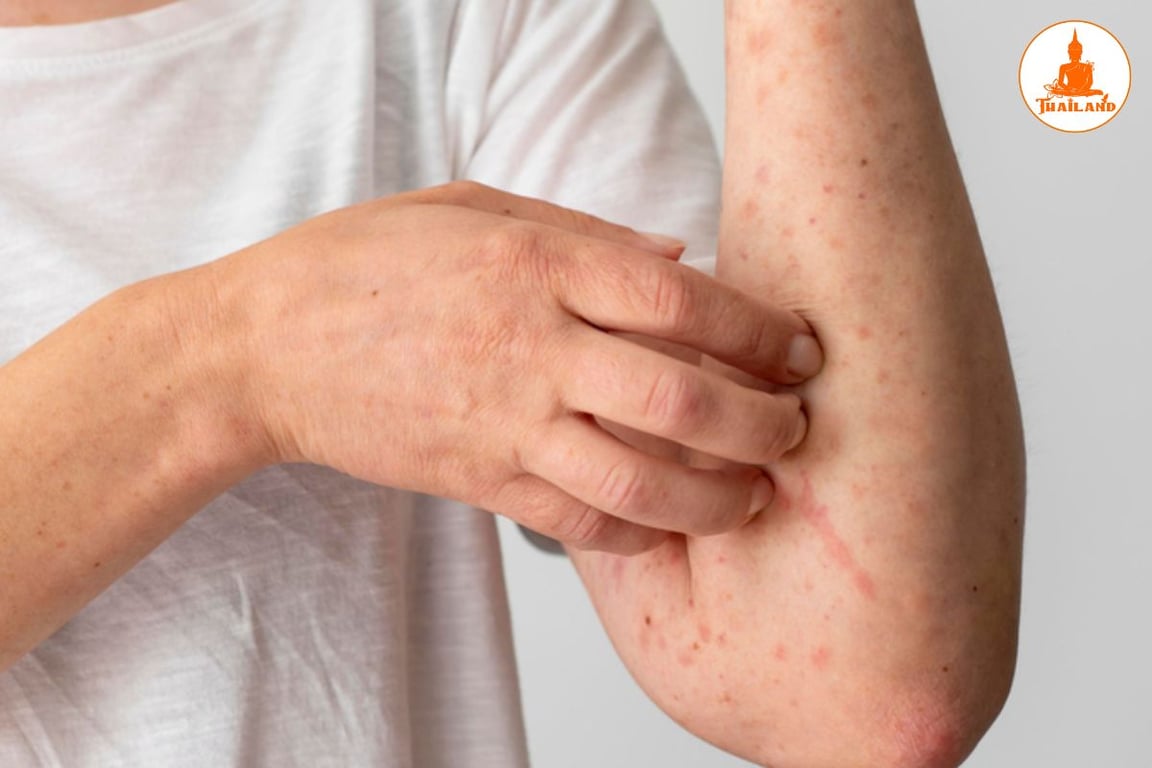 Một bệnh lý khác cũng gây ra hiện tượng da bị ngứa gãi nổi sần là lupus ban đỏ