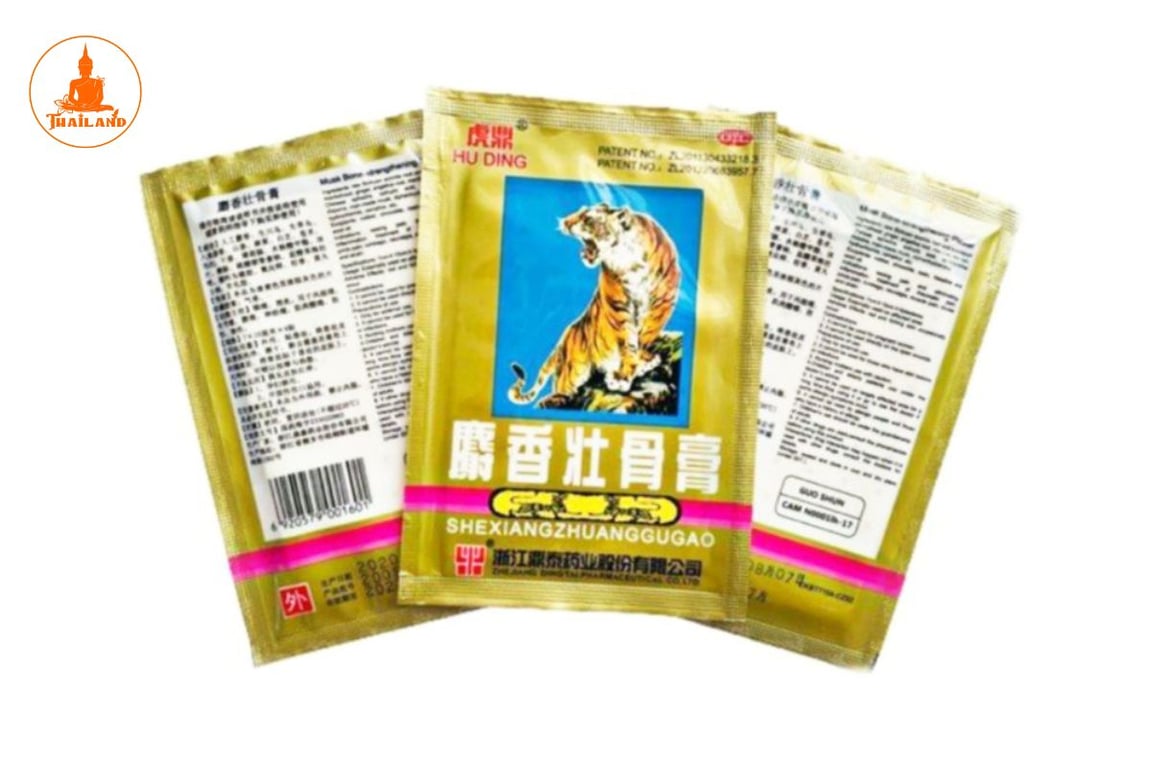 Cao dán con hổ Shexiang Zhuanggugao được chỉ định dùng để giảm đau và tăng cường tuần hoàn máu