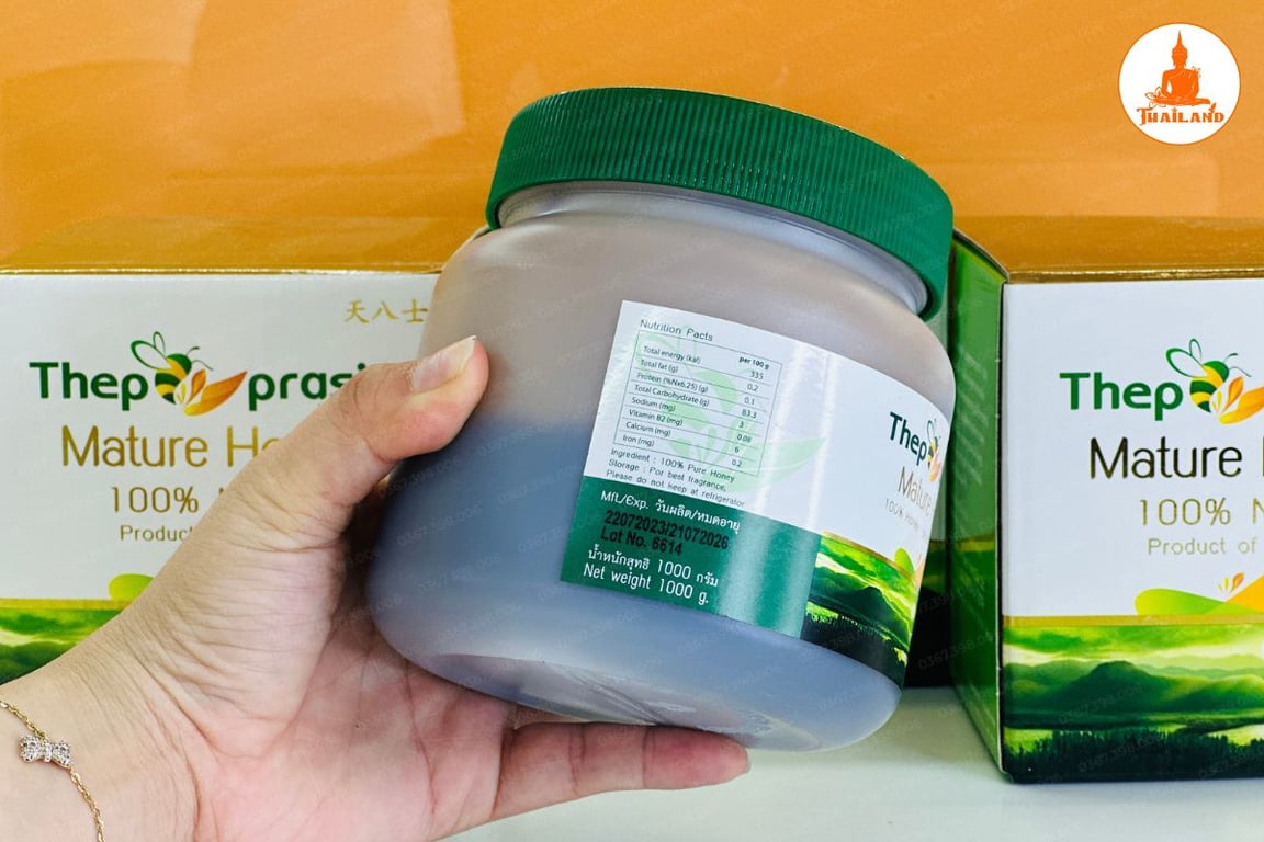 mật ong hoa anh túc chủ yếu chứa các loại đường tự nhiên
