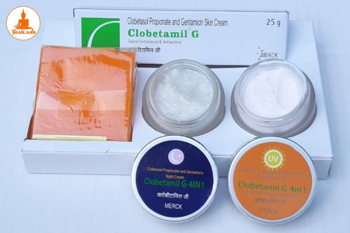 Bộ kem trị nám Clobetamil G 4in1 là bộ chăm sóc da chuyên biệt dành cho làn da bị nám, sạm, tàn nhang