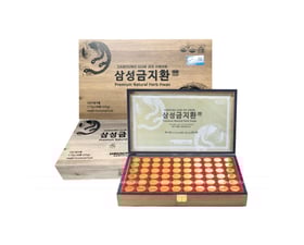 An Cung Ngưu Hoàng Samsung Gum Jee Hwan chính hãng hộp gỗ 60 viên