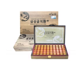 An Cung Ngưu Hoàng Samsung Gum Jee Hwan chính hãng hộp gỗ 60 viên