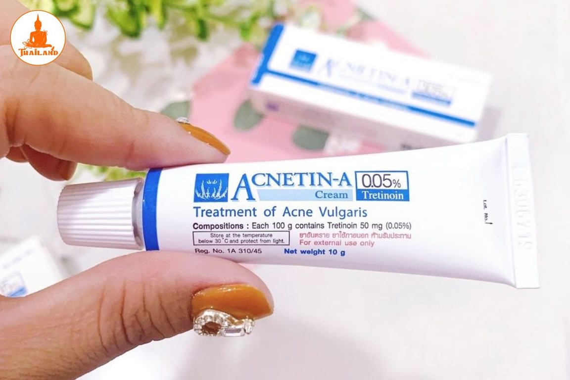 Kem bôi mụn Acnetin A 0,05% Thái Lan