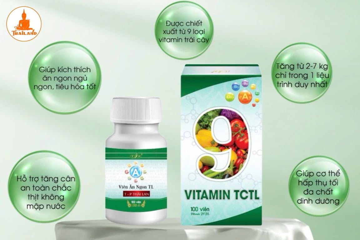 Viên ăn ngon TL giúp cơ thể hấp thu dưỡng chất hiệu quả hơn, từ đó cải thiện tình trạng gầy yếu do kém hấp thu