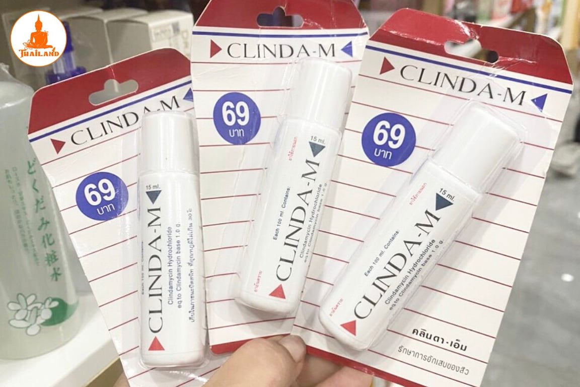 Kem trị mụn Clinda-M Thái Lan