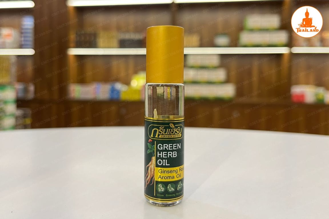 Dầu lăn 3 vị thảo dược Green Herb Oil
