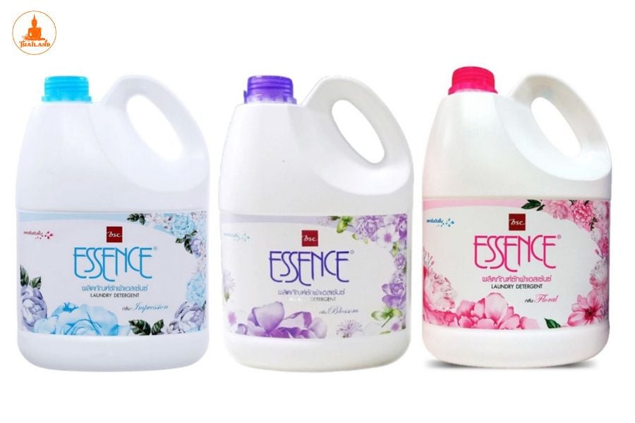 Nước giặt Essence Thái Lan được nhiều người tin dùng nhờ khả năng làm sạch vượt trội, hương thơm bền lâu