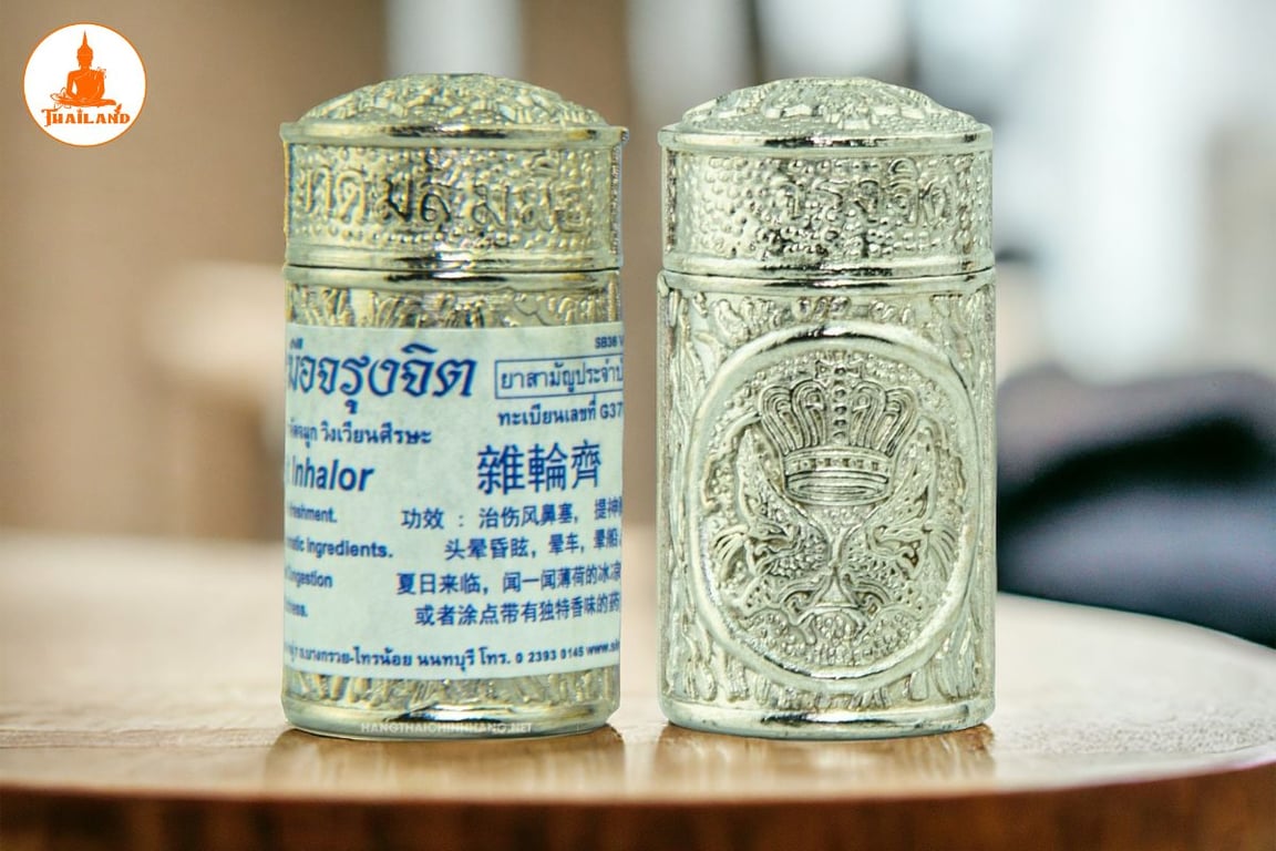 Công dụng dầu hít bạc trị viêm xoang Thái Lan