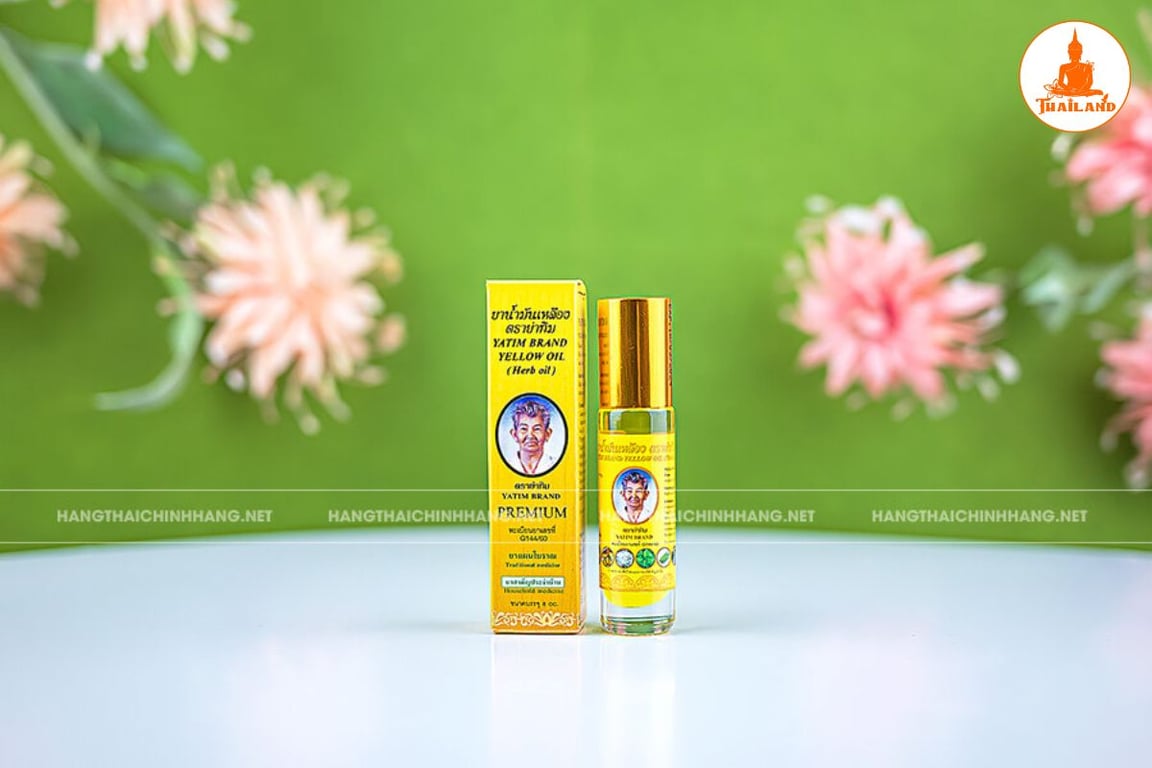 Dầu lăn 6 vị thảo dược Yatim Brand giúp giảm đau đầu, chóng mặt, nhức mỏi và mang lại cảm giác thư giãn