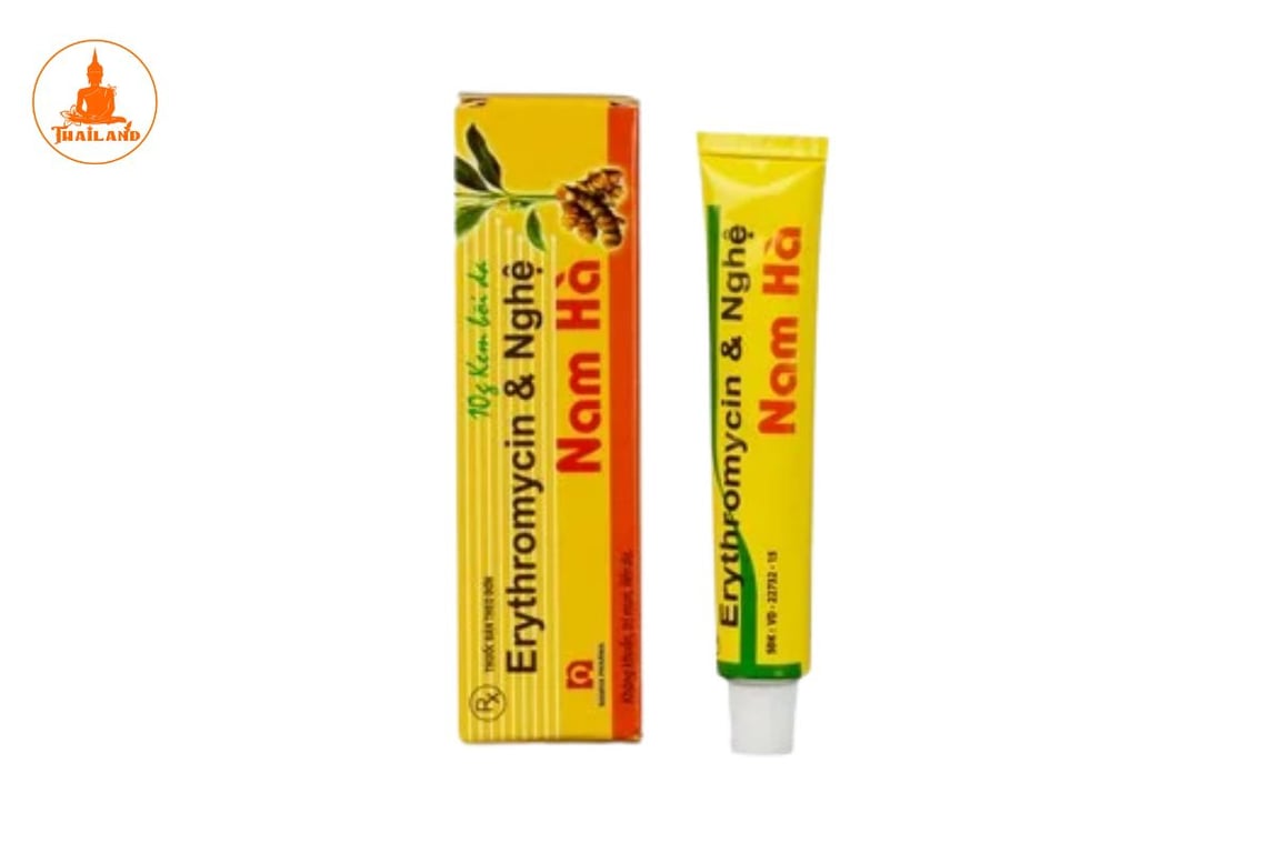 Kem Erythromycin & nghệ Nam Hà giúp ngừa mụn, mờ thâm hiệu quả