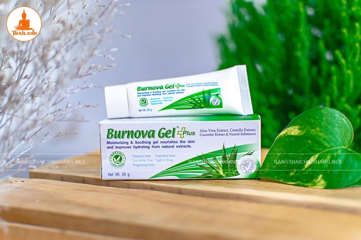 Burnova Gel Plus hỗ trợ điều trị bỏng và tái tạo da sau tổn thương