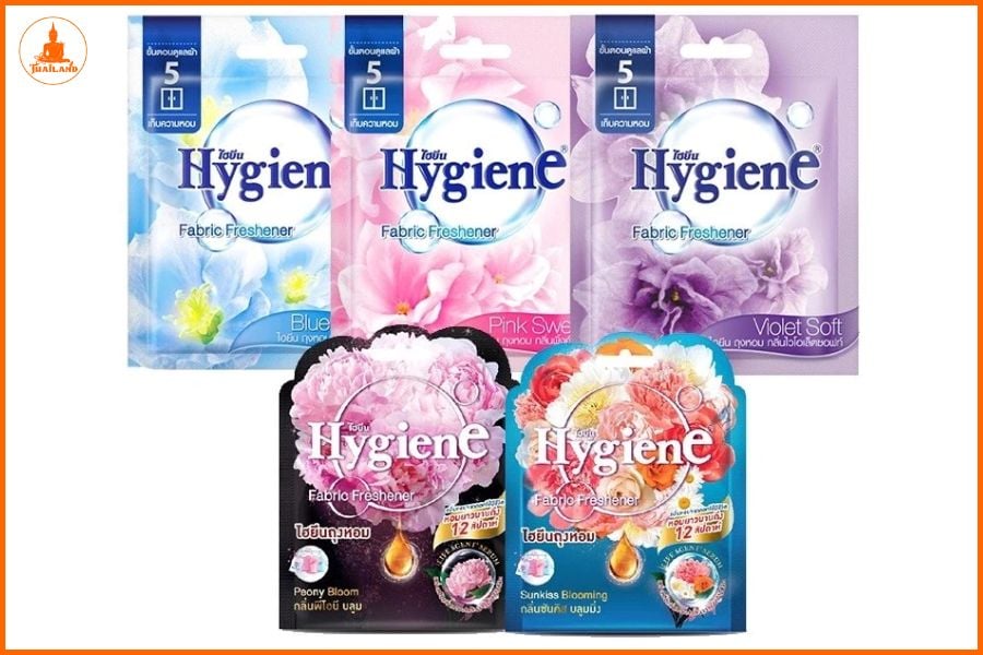 Túi thơm Hygiene có nhiều lựa chọn mùi hương