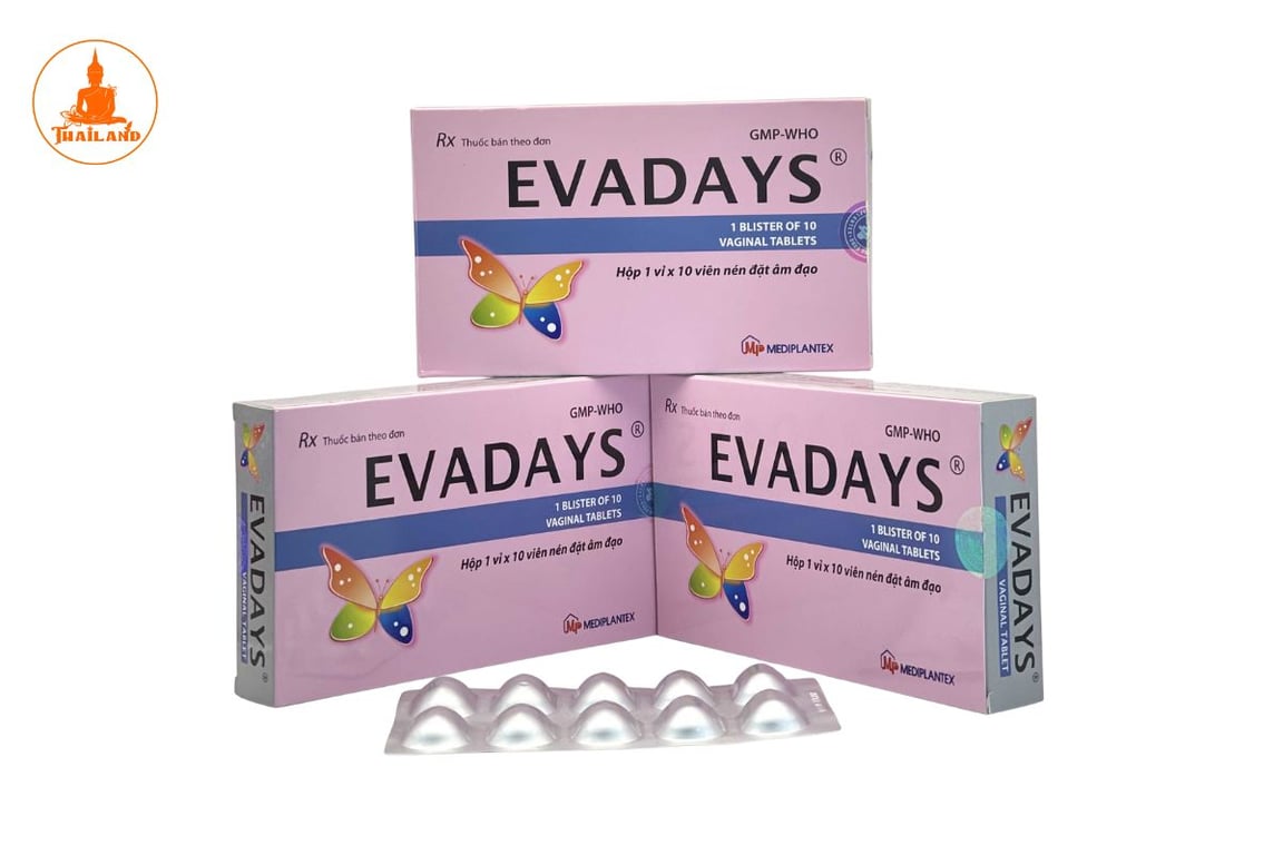 Evadays cũng có thể gây ra một số tác dụng phụ tại chỗ