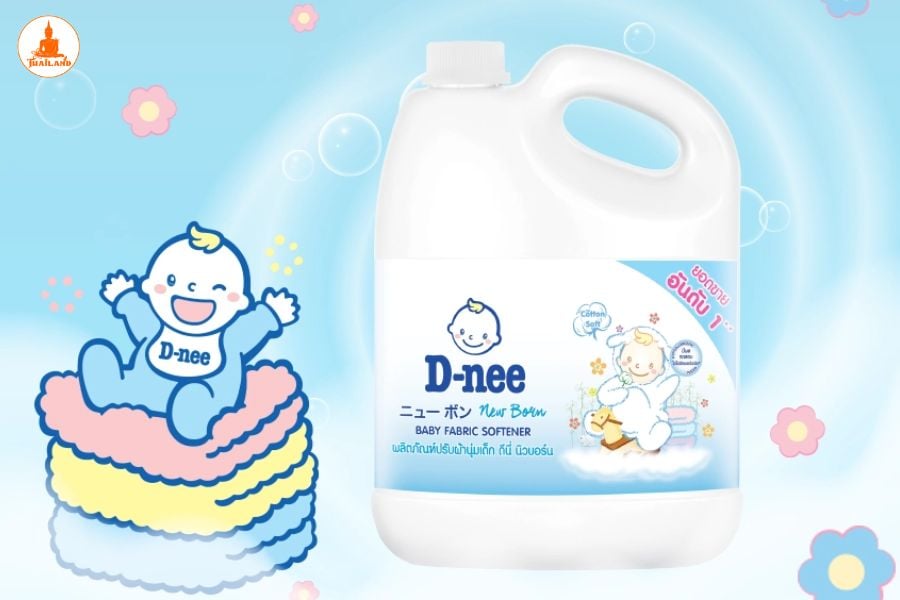Nước giặt Dnee giúp loại bỏ hiệu quả các vết bẩn cứng đầu trên quần áo