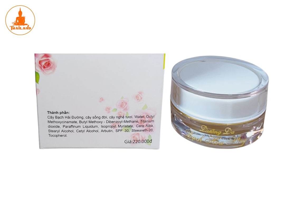 Thông tin về thành phần kem Bạch Hoa Hồng khá hạn chế trên internet