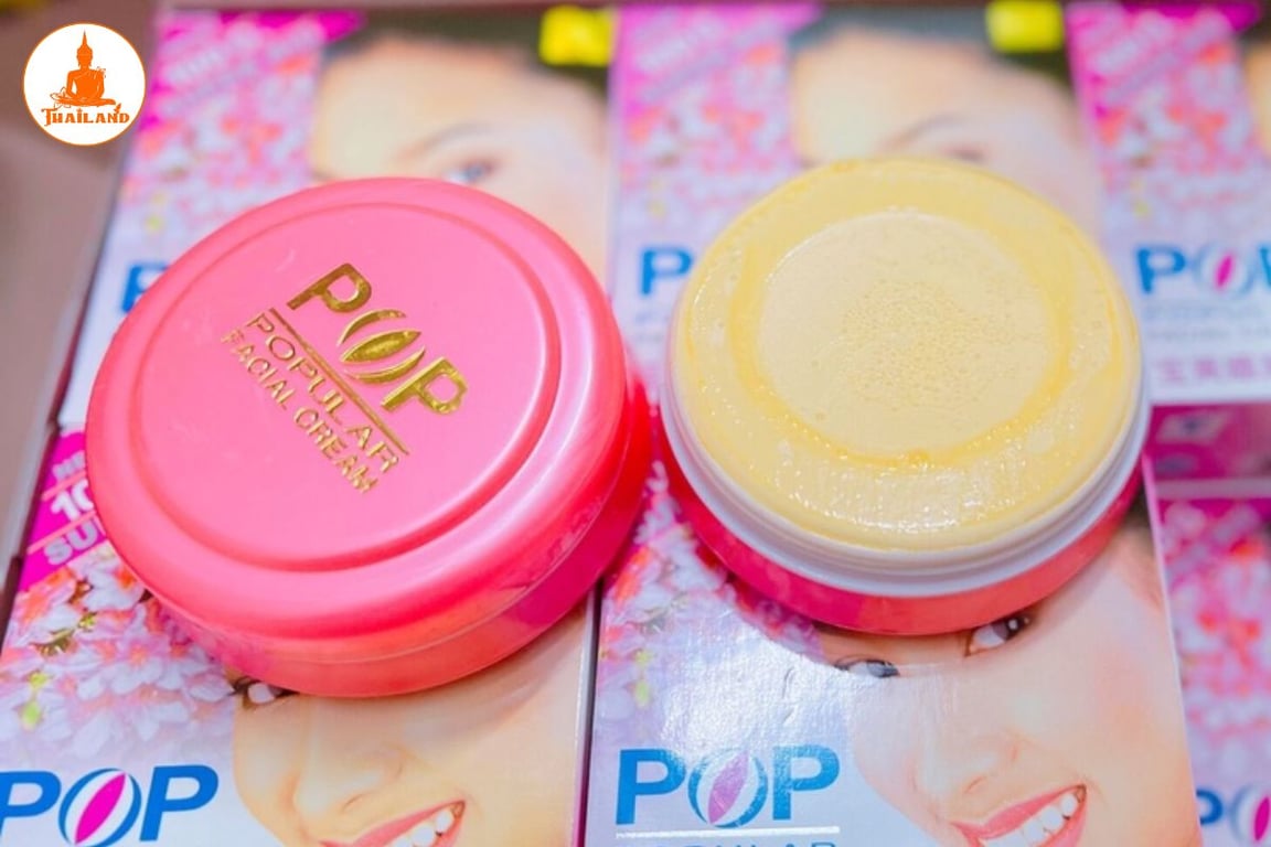 kem POP rất dễ bị đổi màu, chảy nước
