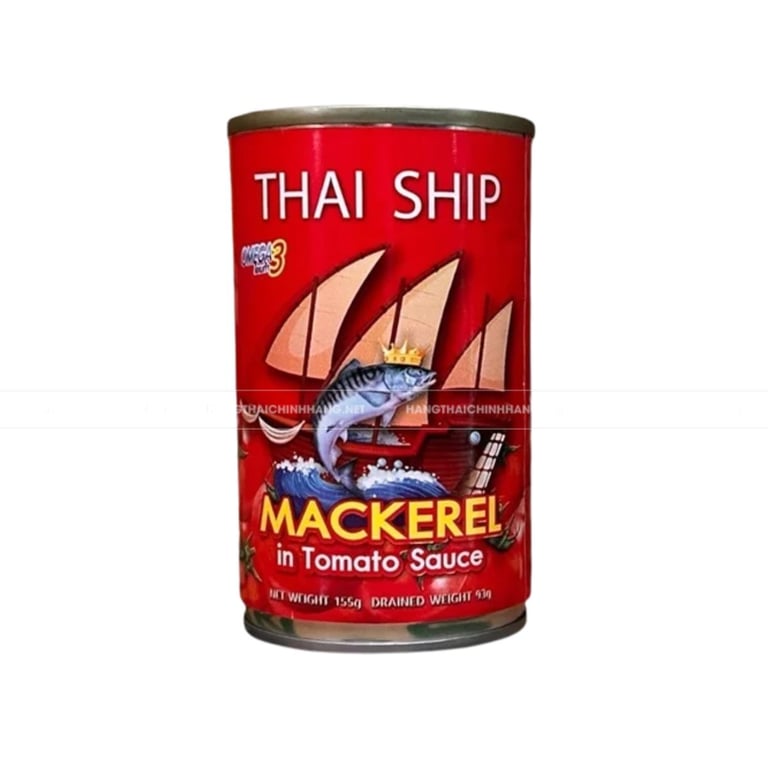 Cá mòi Mackerel Thai Ship Thái Lan 155g
