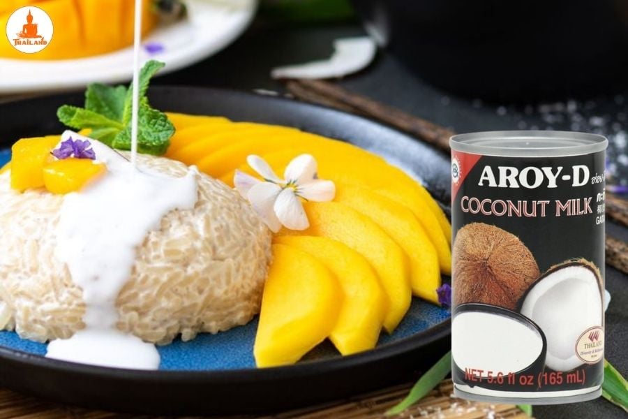 Nước cốt dừa Aroy-D có thể sử dụng để chế biến món mặn & món ngọt