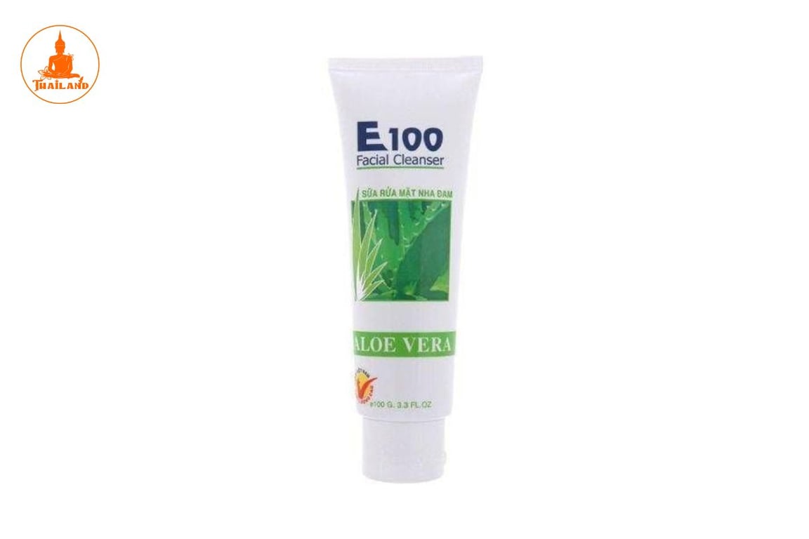 Sữa rửa mặt E100 nha đam không gây tình trạng ăn nắng
