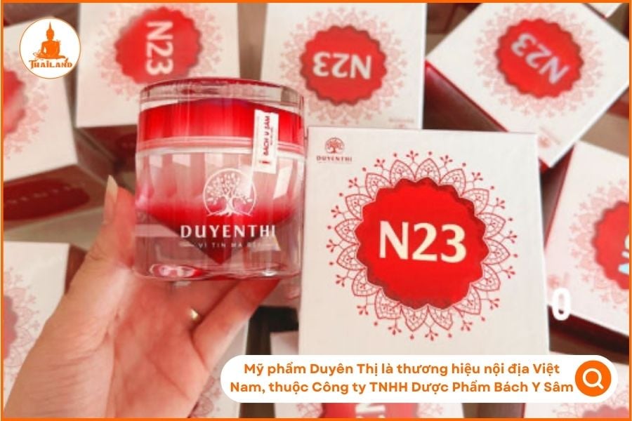 Mỹ phẩm Duyên Thị là thương hiệu nội địa Việt Nam