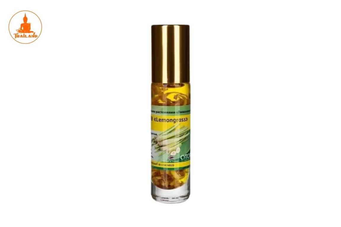 Dầu lăn hương sả Banna Oil Balm With Herb Lemongrass Thái Lan
